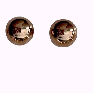 New 8mm Rose Gold Stud Earrings